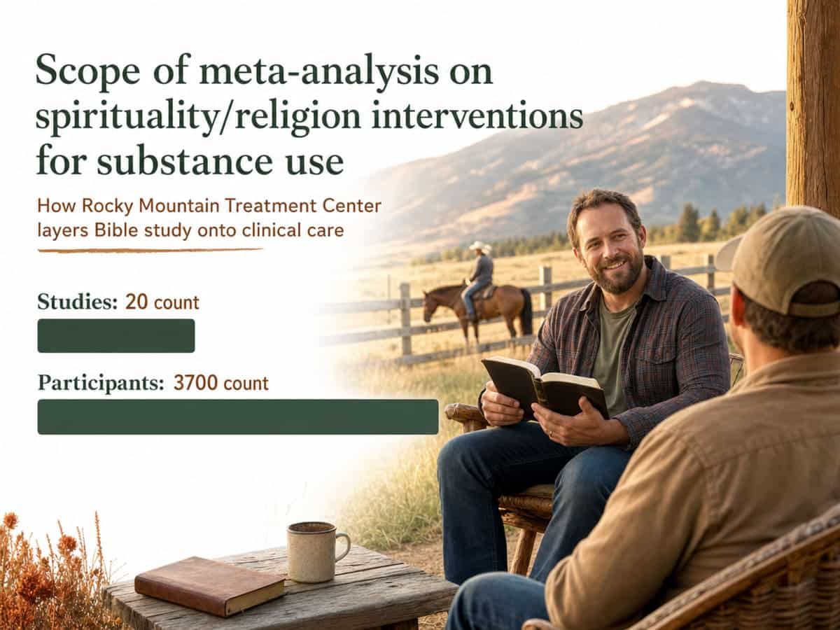 Chart showing Scope of meta-analysis on spirituality/religion interventions for substance use